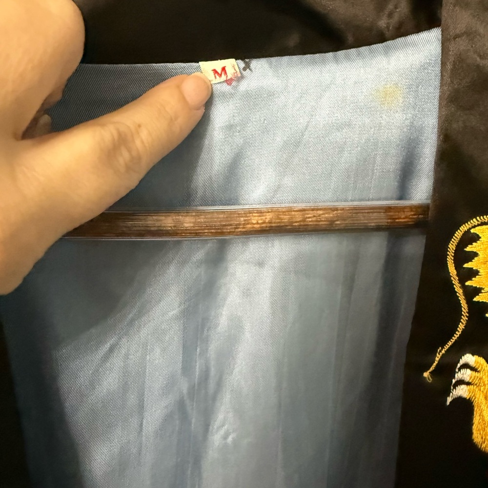 Blue Kimono, Robe, Smoking Jacket - Picture 2 of 4